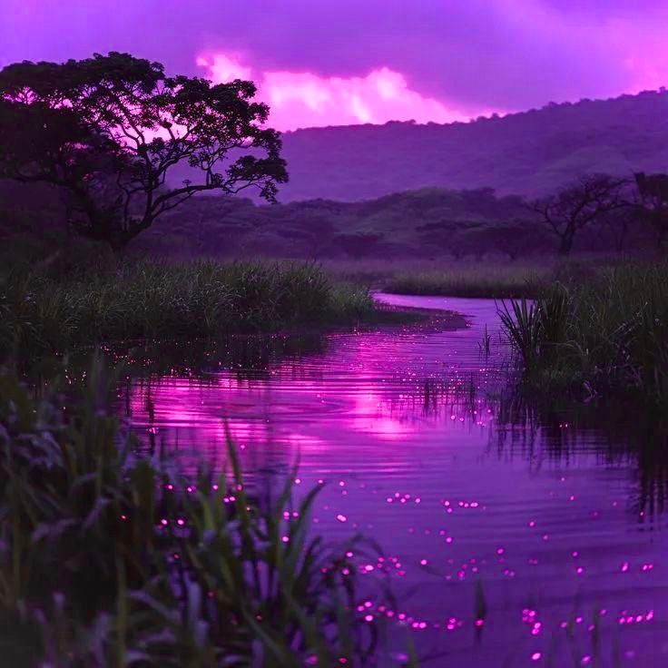 purple stream